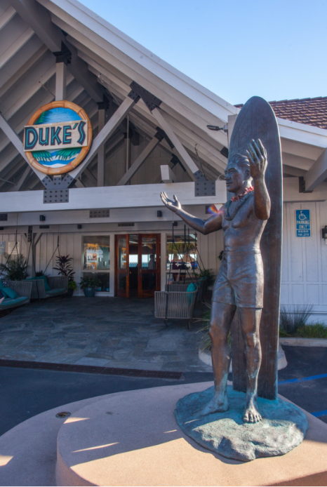 Entrance to Duke's malibu